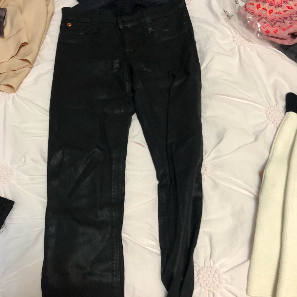 Hudson coated skinny jeans 24